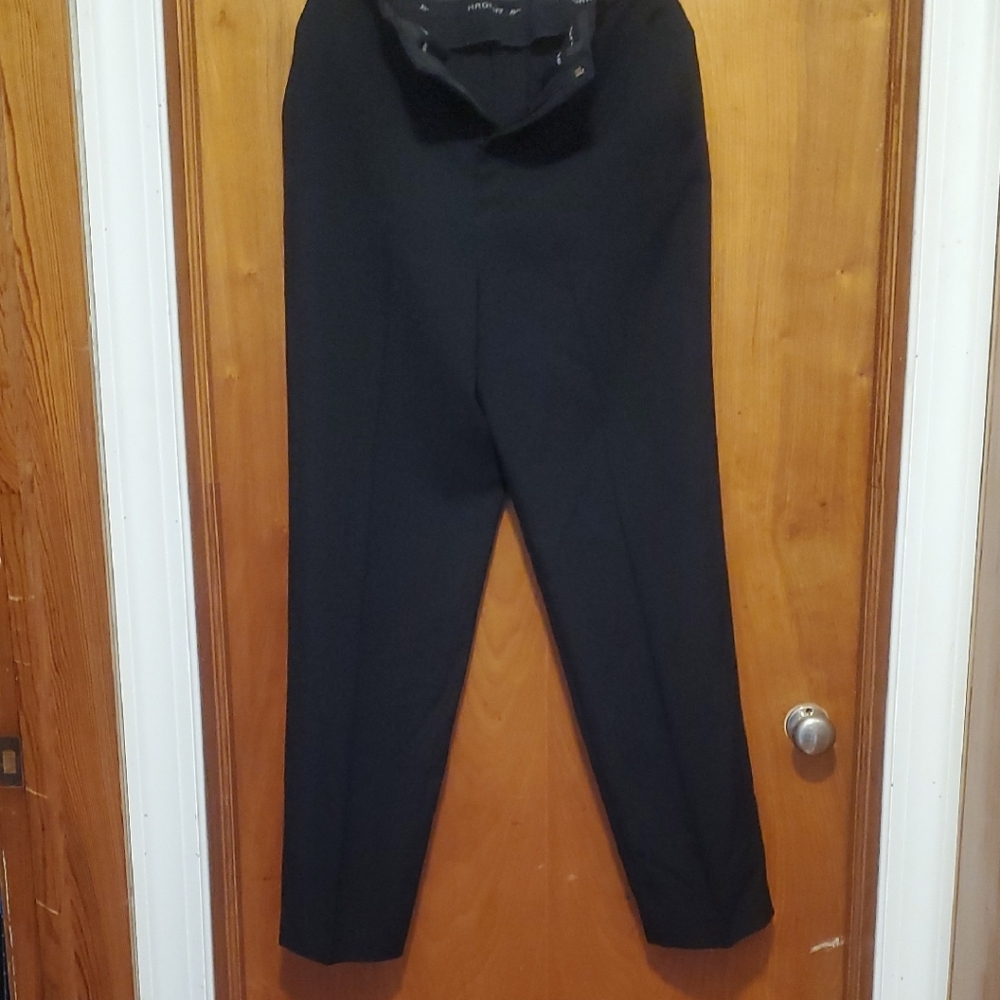 Haggar Black Knit Dress Pants